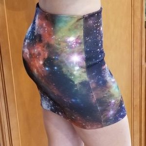 Lovely Day Galaxy Short Skirt Size S